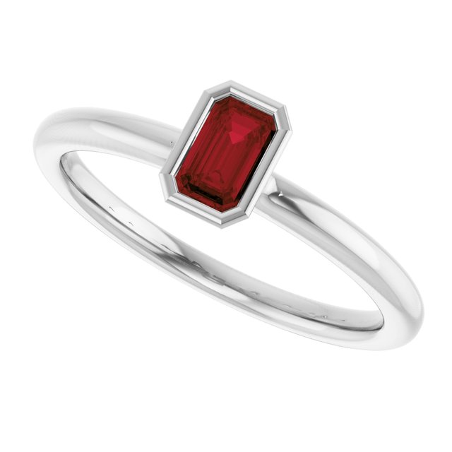Natural Mozambique Garnet | Emerald | 5 x 3mm