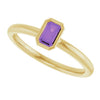 Natural Amethyst | Emerald | 5 x 3mm