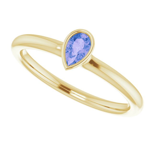 Natural Tanzanite | Pear | 5 x 3mm