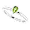 Natural Peridot | Pear | 5 x 3mm