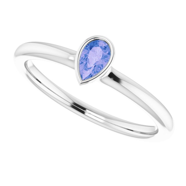 Natural Tanzanite | Pear | 5 x 3mm