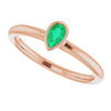 Natural Emerald | Pear | 5 x 3mm