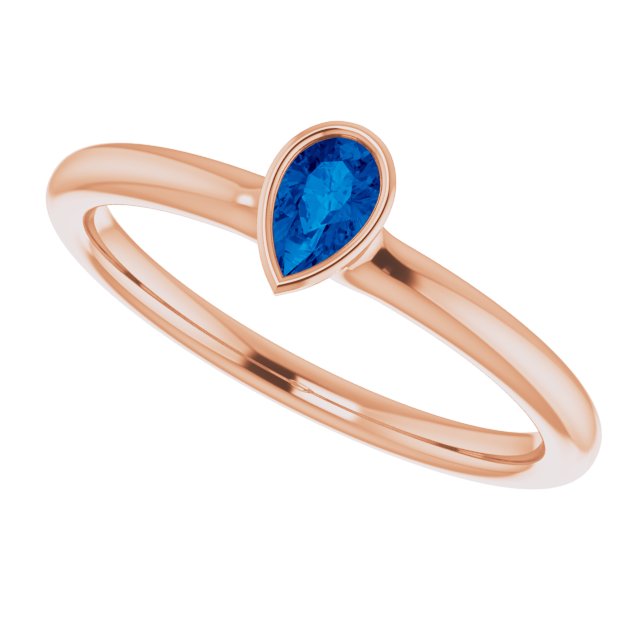 Natural Blue Sapphire | Pear | 5 x 3mm