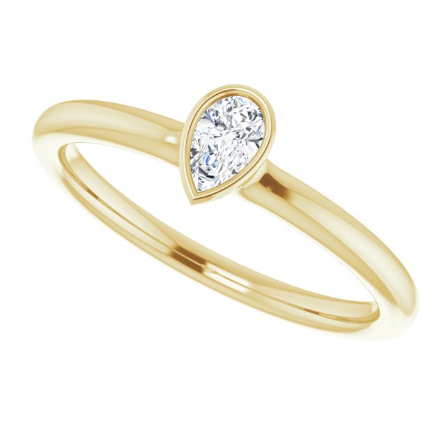 Natural White Sapphire | Pear | 5 x 3mm