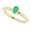 Lab-Grown Emerald | Pear | 5 x 3mm