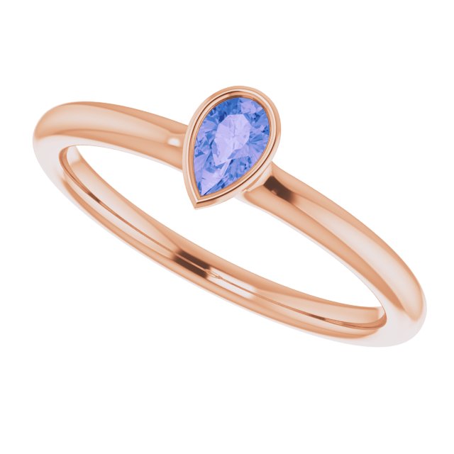 Natural Tanzanite | Pear | 5 x 3mm