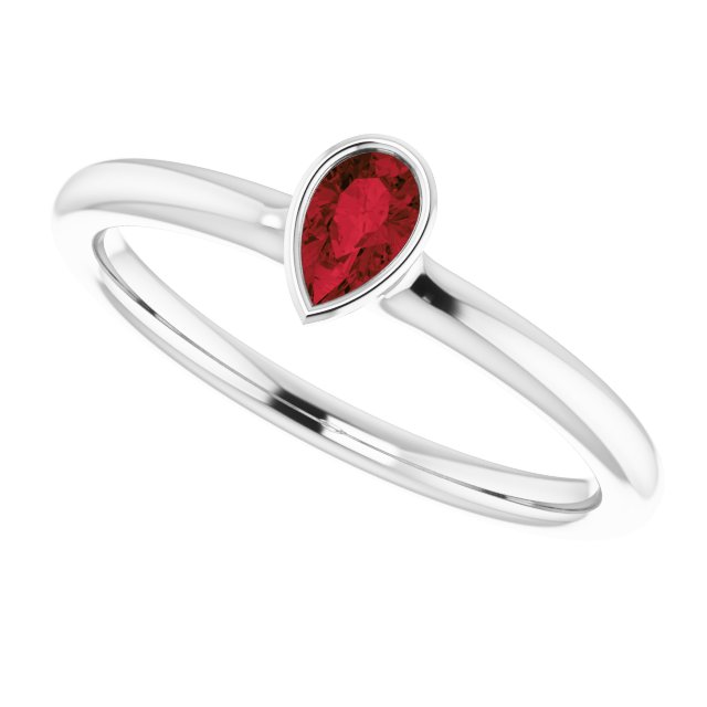 Natural Mozambique Garnet | Pear | 5 x 3mm