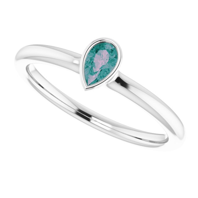 Lab-Grown Alexandrite | Pear | 5 x 3mm