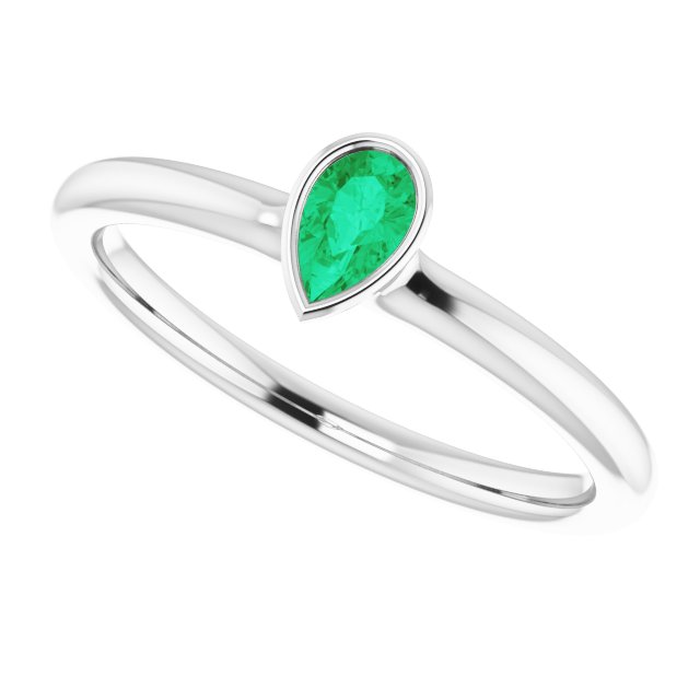 Natural Emerald | Pear | 5 x 3mm