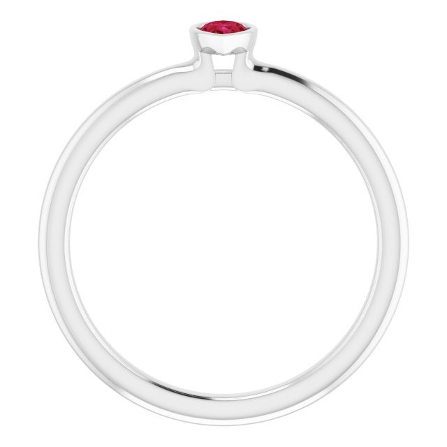Lab-Grown Ruby | Pear | 5 x 3mm