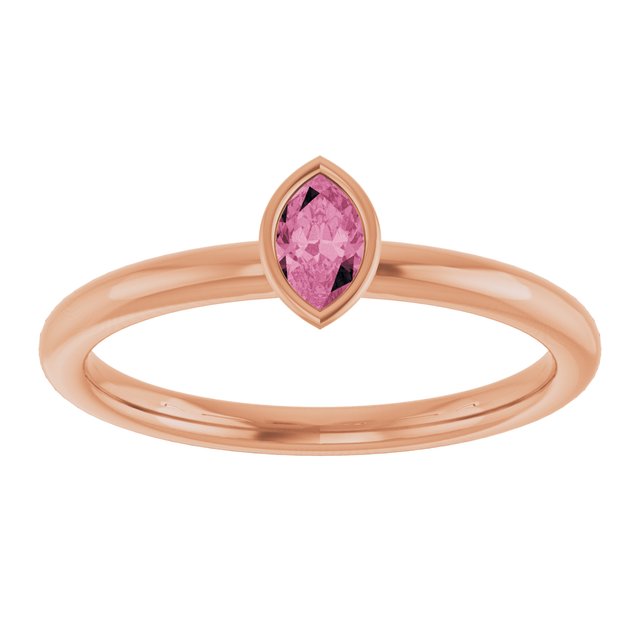 Natural Pink Tourmaline | Marquise | 5 x 3mm