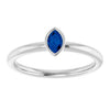 Natural Blue Sapphire | Marquise | 5 x 3mm | Lab-Grown Blue Sapphire | Marquise | 5 x 3mm