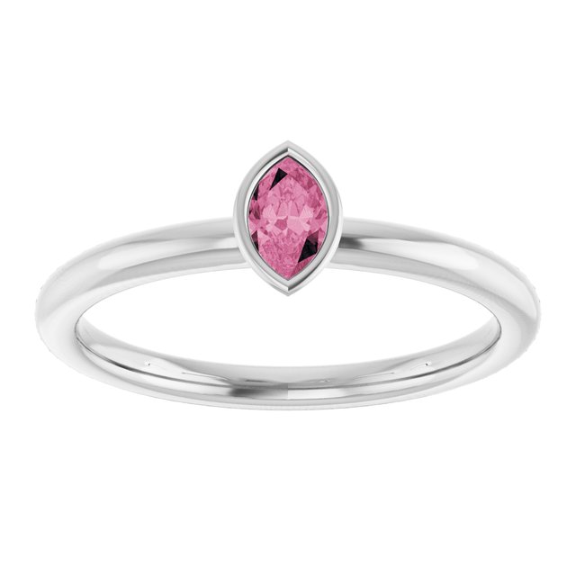 Natural Pink Tourmaline | Marquise | 5 x 3mm