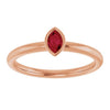 Natural Ruby | Marquise | 5 x 3mm | Lab-Grown Ruby | Marquise | 5 x 3mm