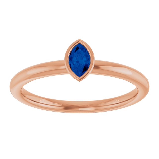 Lab-Grown Blue Sapphire | Marquise | 5 x 3mm | Natural Blue Sapphire | Marquise | 5 x 3mm