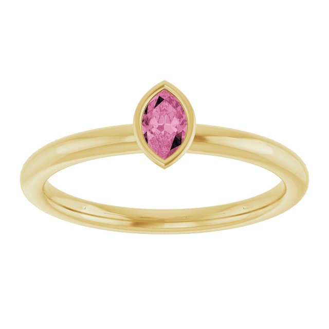 Natural Pink Tourmaline | Marquise | 5 x 3mm