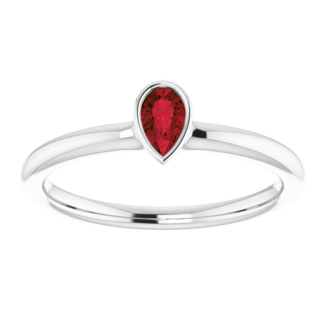 Natural Mozambique Garnet | Pear | 5 x 3mm