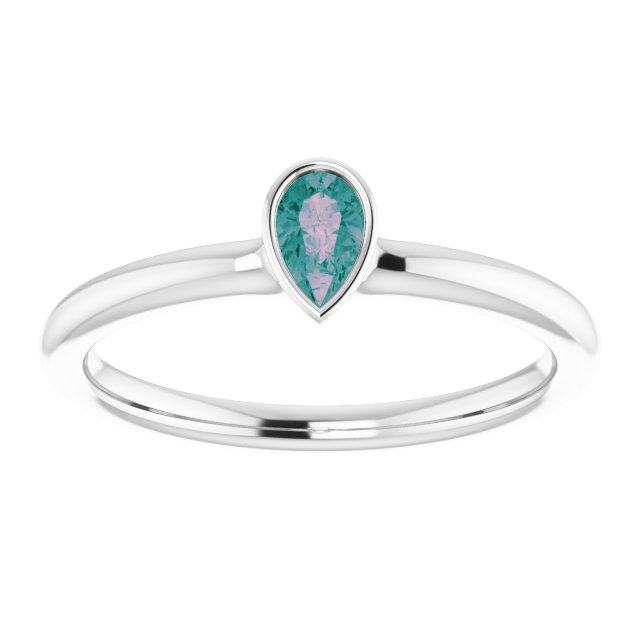 Lab-Grown Alexandrite | Pear | 5 x 3mm