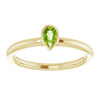 Natural Peridot | Pear | 5 x 3mm