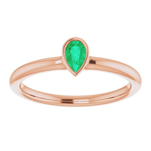 Natural Emerald | Pear | 5 x 3mm | Lab-Grown Emerald | Pear | 5 x 3mm