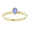 Natural Tanzanite | Pear | 5 x 3mm