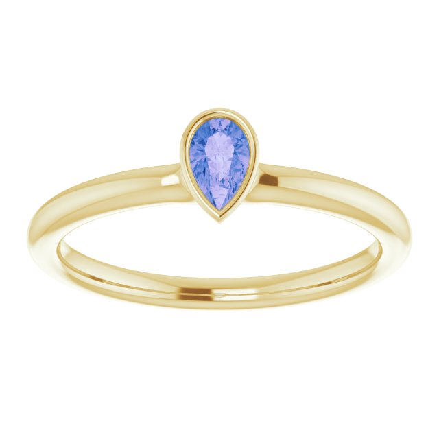Natural Tanzanite | Pear | 5 x 3mm