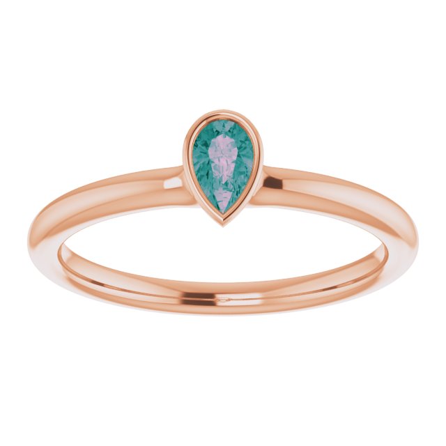 Lab-Grown Alexandrite | Pear | 5 x 3mm