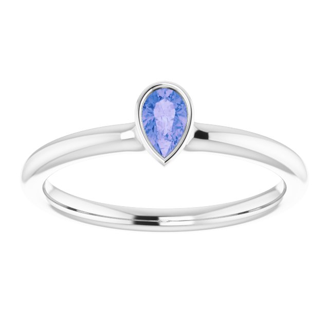 Natural Tanzanite | Pear | 5 x 3mm