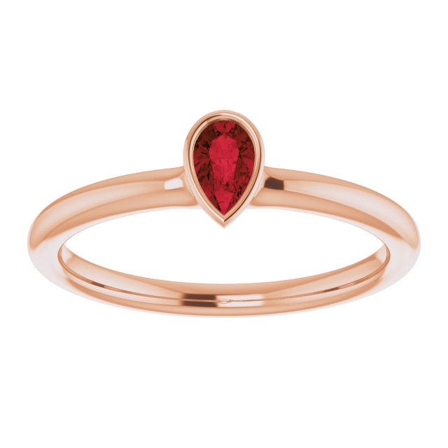 Natural Mozambique Garnet | Pear | 5 x 3mm