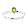 Natural Peridot | Pear | 5 x 3mm