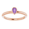 Natural Amethyst | Pear | 5 x 3mm