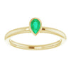 Natural Emerald | Pear | 5 x 3mm | Lab-Grown Emerald | Pear | 5 x 3mm