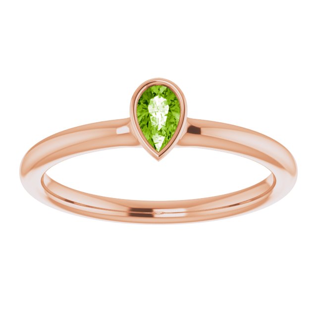 Natural Peridot | Pear | 5 x 3mm