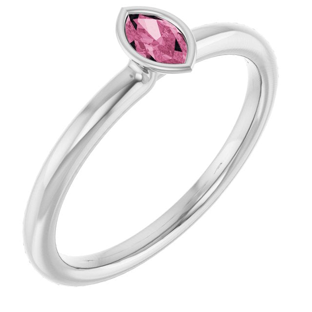 Natural Pink Tourmaline | Marquise | 5 x 3mm