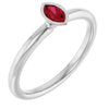 Lab-Grown Ruby | Marquise | 5 x 3mm | Natural Ruby | Marquise | 5 x 3mm