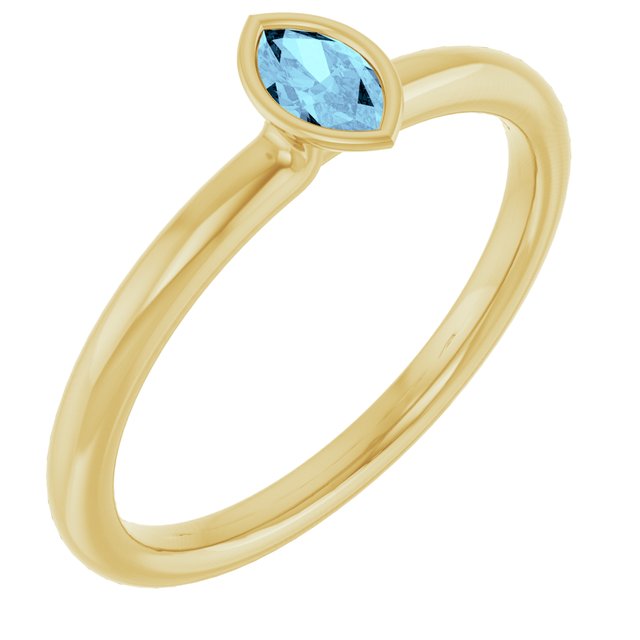 Natural Aquamarine | Marquise | 5 x 3mm
