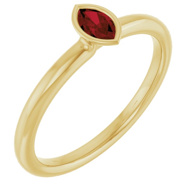 Natural Mozambique Garnet | Marquise | 5 x 3mm