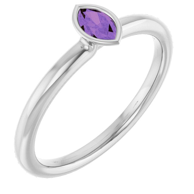 Natural Amethyst | Marquise | 5 x 3mm