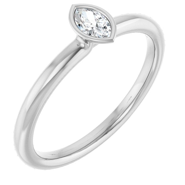 Natural White Sapphire | Marquise | 5 x 3mm