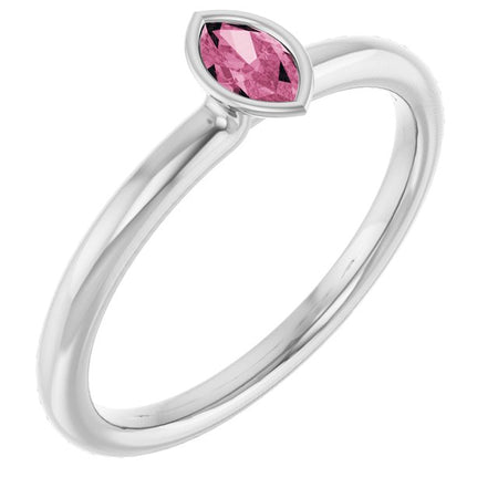 Natural Pink Tourmaline | Marquise | 5 x 3mm