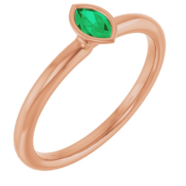 Lab-Grown Emerald | Marquise | 5 x 3mm | Natural Emerald | Marquise | 5 x 3mm