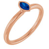 Lab-Grown Blue Sapphire | Marquise | 5 x 3mm | Natural Blue Sapphire | Marquise | 5 x 3mm