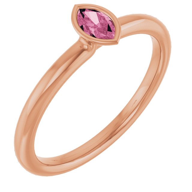 Natural Pink Tourmaline | Marquise | 5 x 3mm