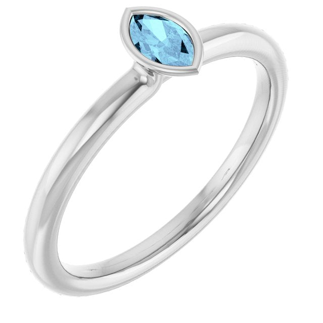 Natural Aquamarine | Marquise | 5 x 3mm