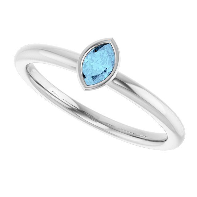 Natural Aquamarine | Marquise | 5 x 3mm