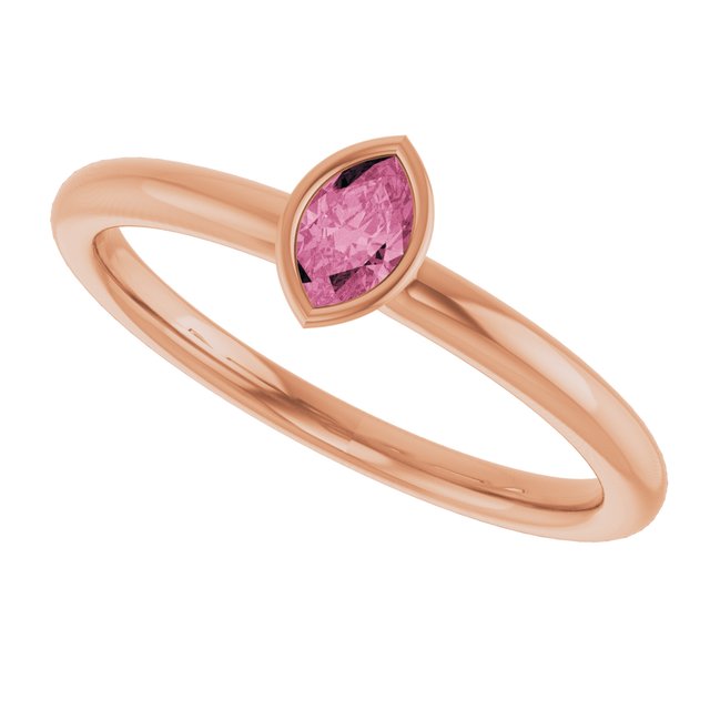 Natural Pink Tourmaline | Marquise | 5 x 3mm