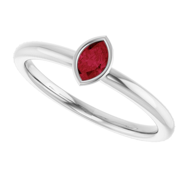Lab-Grown Ruby | Marquise | 5 x 3mm