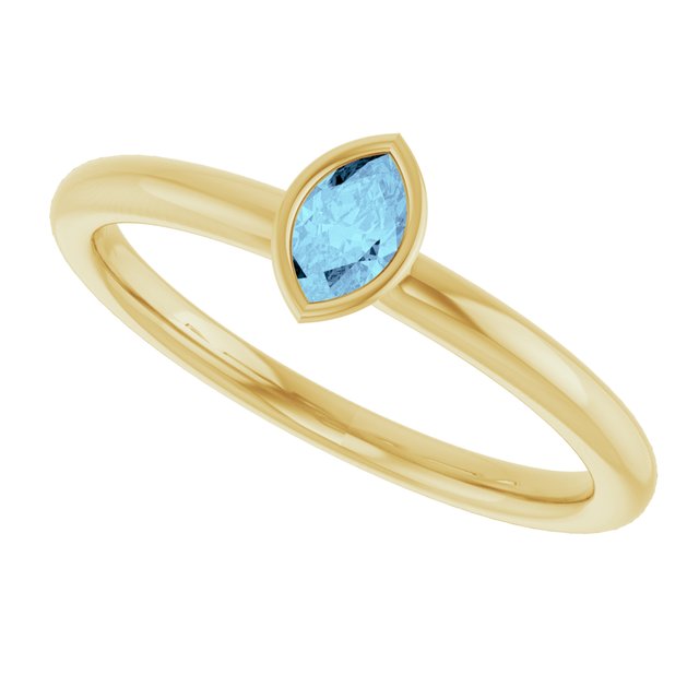 Natural Aquamarine | Marquise | 5 x 3mm