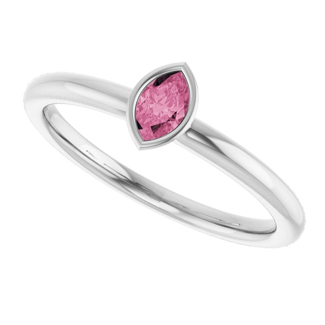 Natural Pink Tourmaline | Marquise | 5 x 3mm