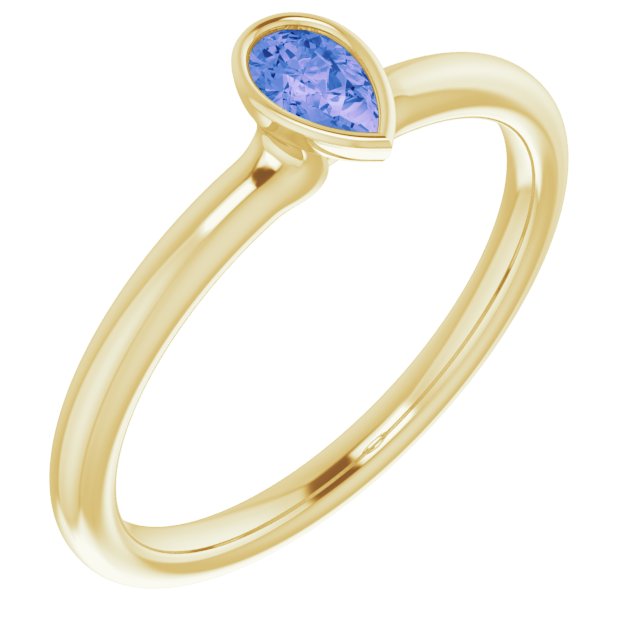Natural Tanzanite | Pear | 5 x 3mm